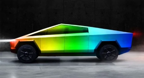 Tesla Cybertruck Rainbow Cybertruck rainbow2
