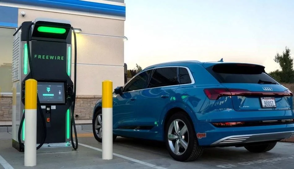 Tesla Cybertruck FreeWire Deploys Next Generation Ultrafast Electric Vehicle Charging at Convenience Stores FreeWire_BoostCharger_ampm