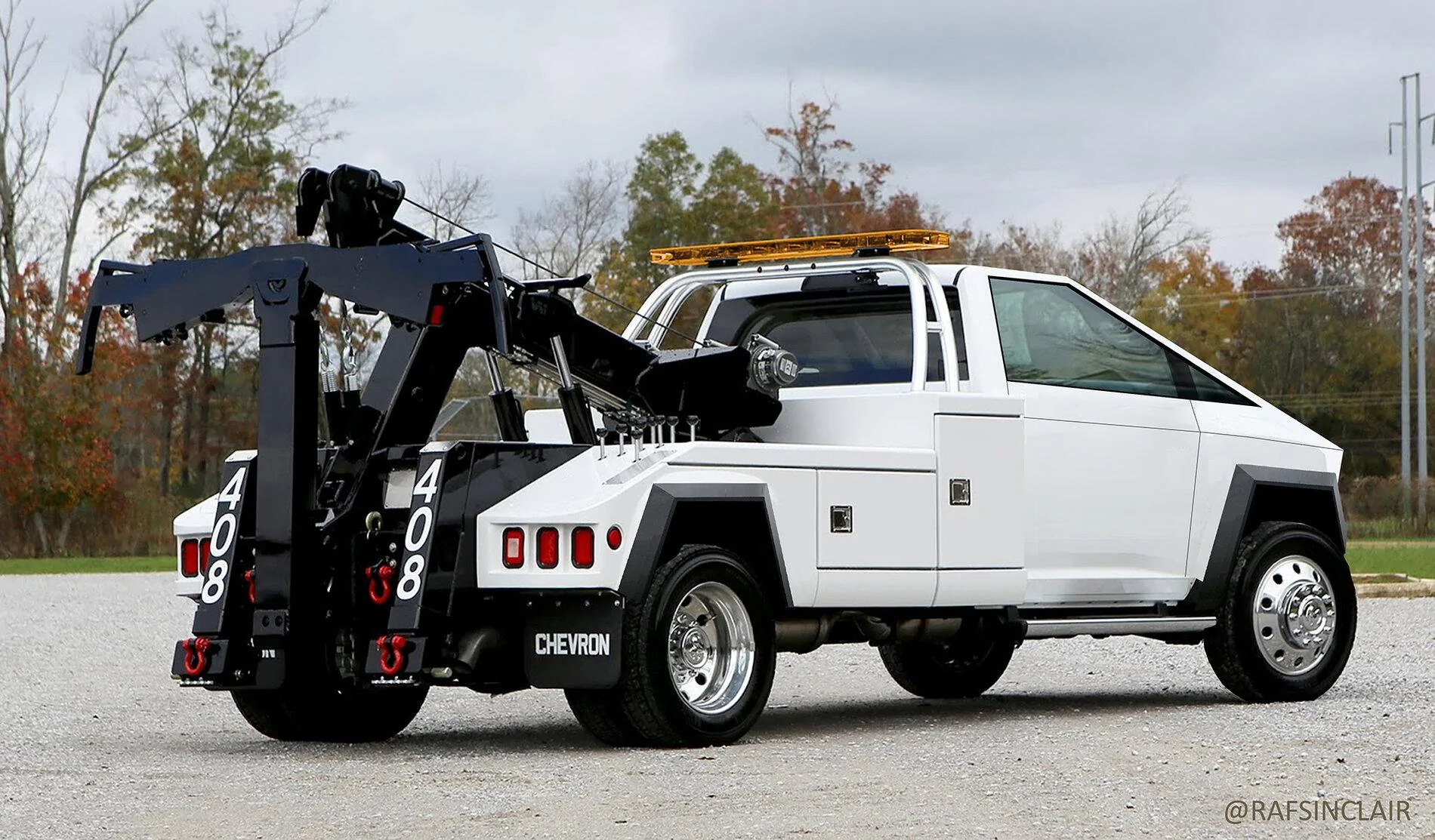 Tesla Cybertruck Cybertruck renderings and creations cyber tow rear small