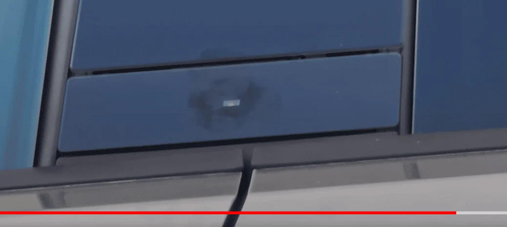 Tesla Cybertruck Fingerprint reader / scanner spotted on prototype? 1684344814302