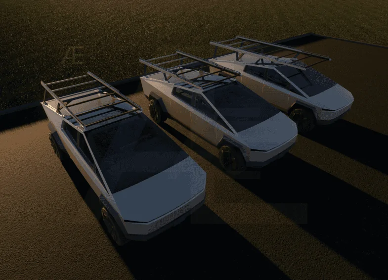 Tesla Cybertruck Racks at Sunrise CT-Rack 003a - Sunris