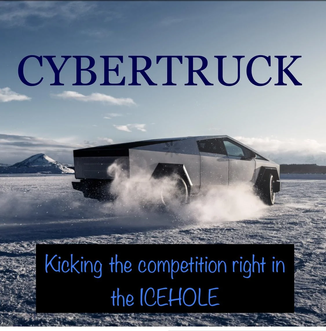 Tesla Cybertruck Cybertruck winter / snow testing photo ❄️ EA809561-B307-4DE3-B95B-3971CEDD894C