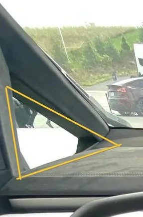 Tesla Cybertruck Leaked interior Cybertruck photo! WHpYOSY