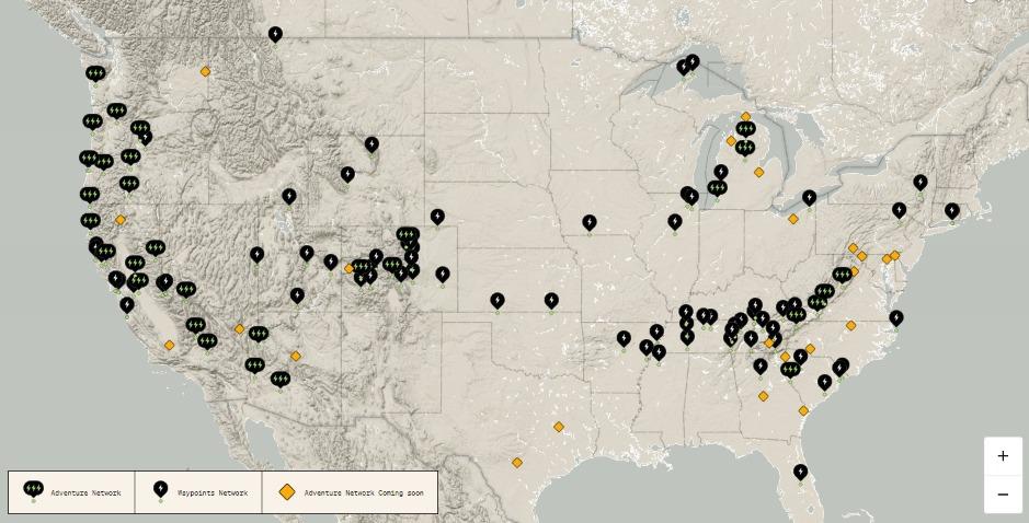 Tesla Cybertruck Rivian Charging Network begins rollout -- first chargers spotted at Moab g8o17NH