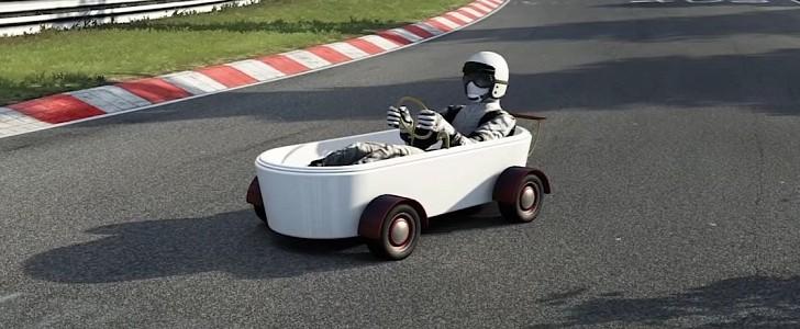 Tesla Cybertruck What concept cars would you skip CT for? world-s-fastest-bathtub-takes-on-the-green-hell-needs-431-seconds-for-a-lap-172489-7