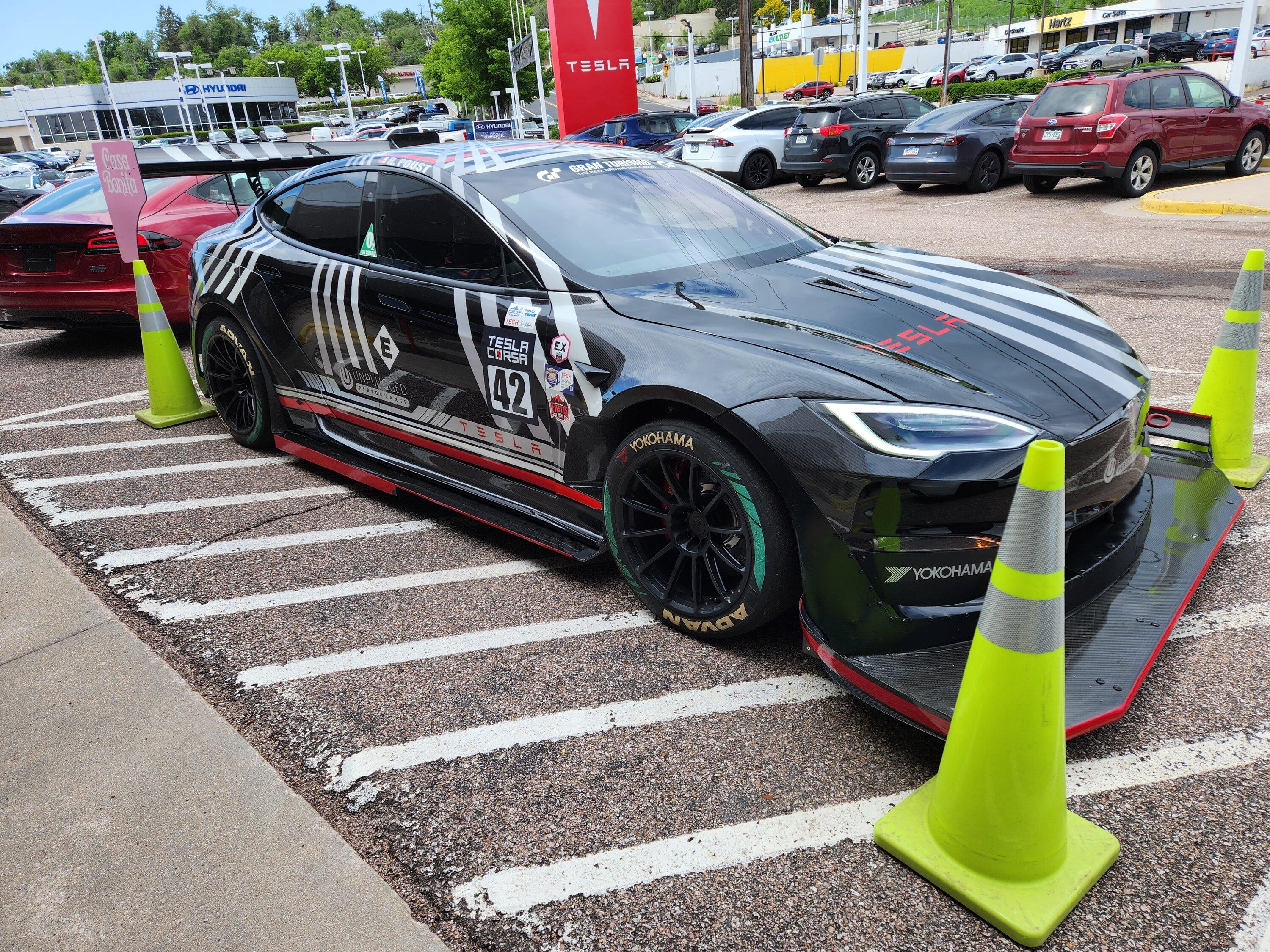 Tesla Cybertruck Unplugged performance Model S is ready to tackle Pikes Peak again 20230613_102745