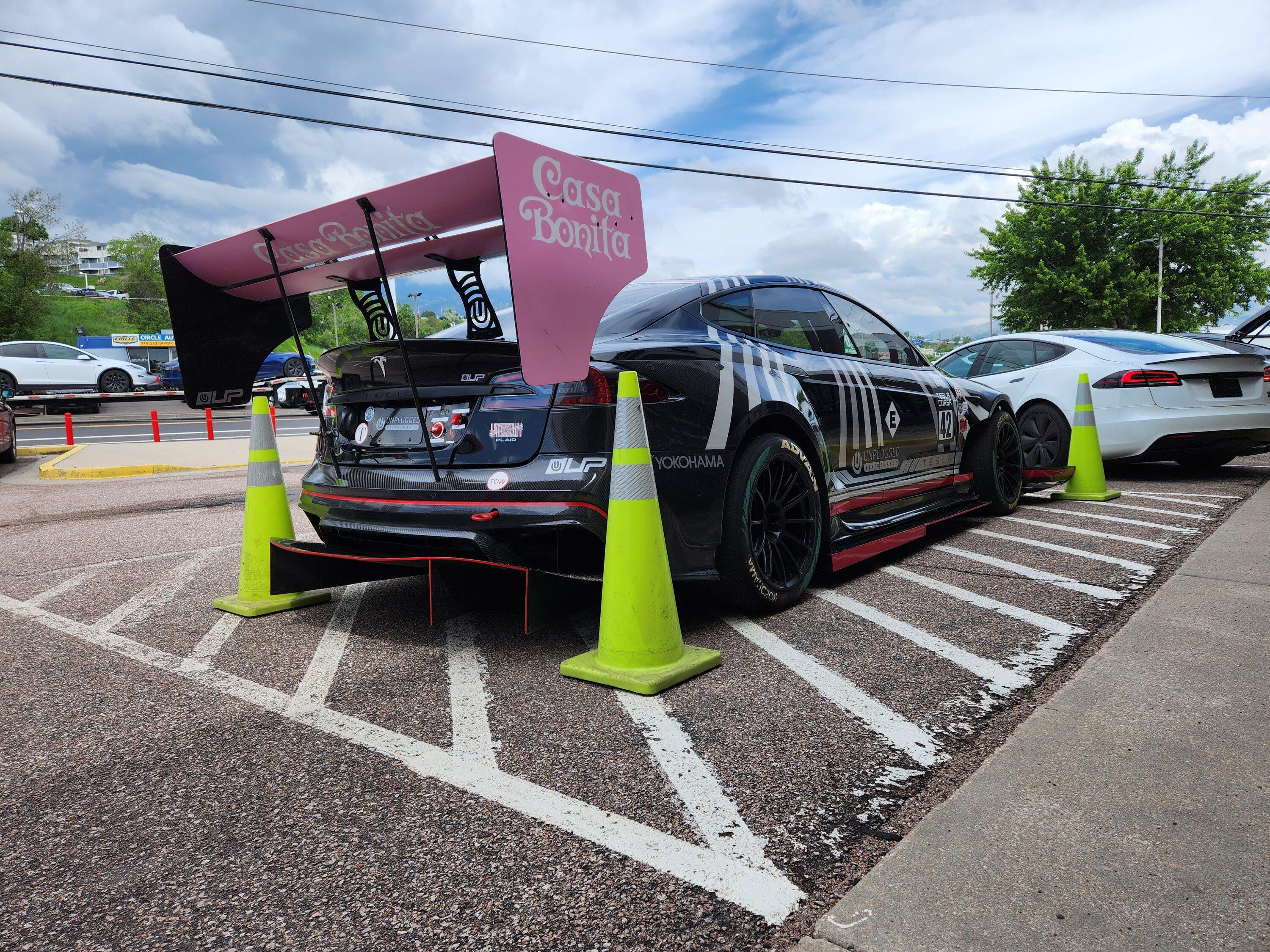 Tesla Cybertruck Unplugged performance Model S is ready to tackle Pikes Peak again 20230613_102756
