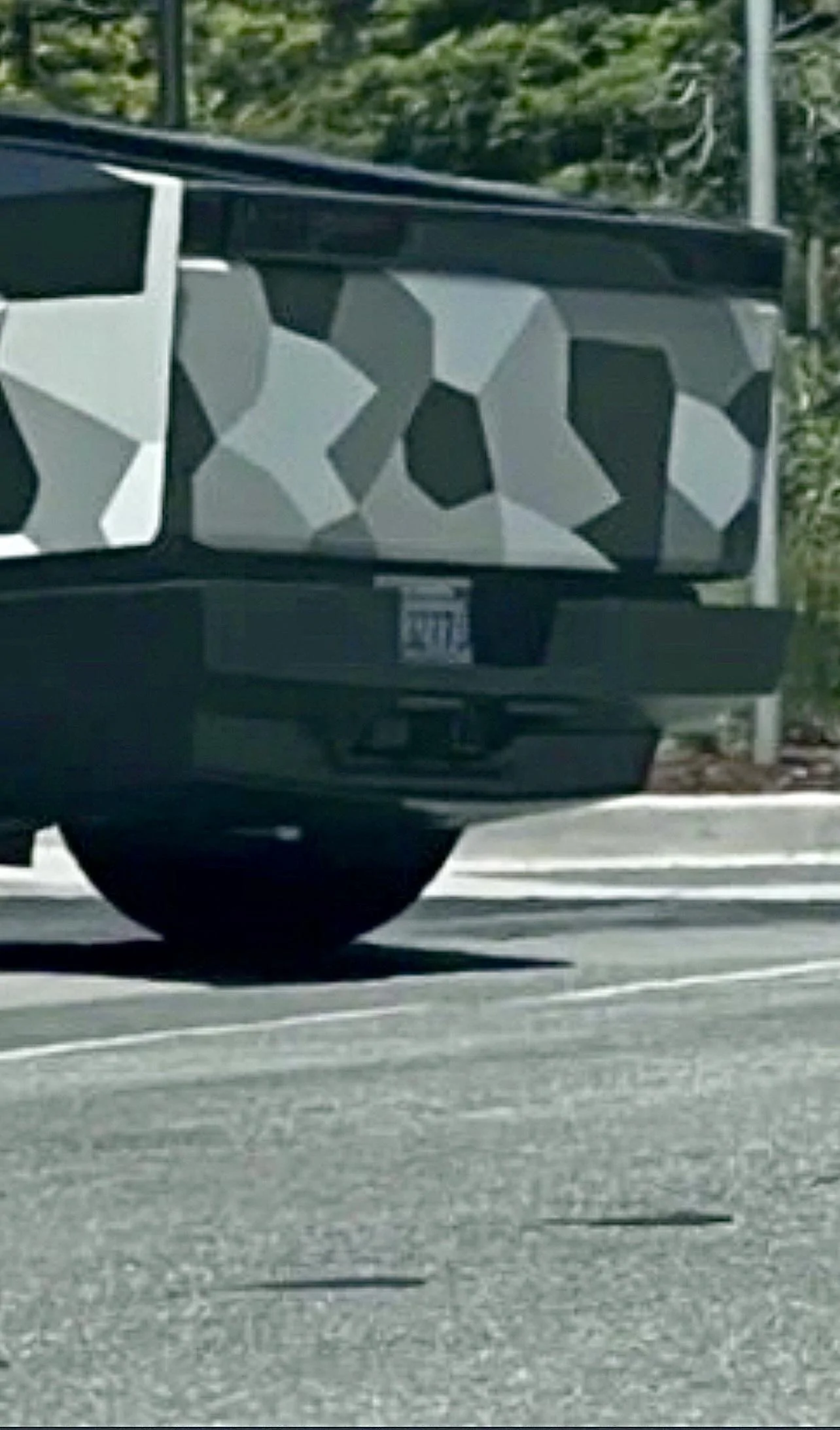 Tesla Cybertruck Cybertruck Wrapped in Urban Camo Spotted! (More Photos & Video Added) 085B0833-6E50-4B31-B85A-D51DAEDCB6E9