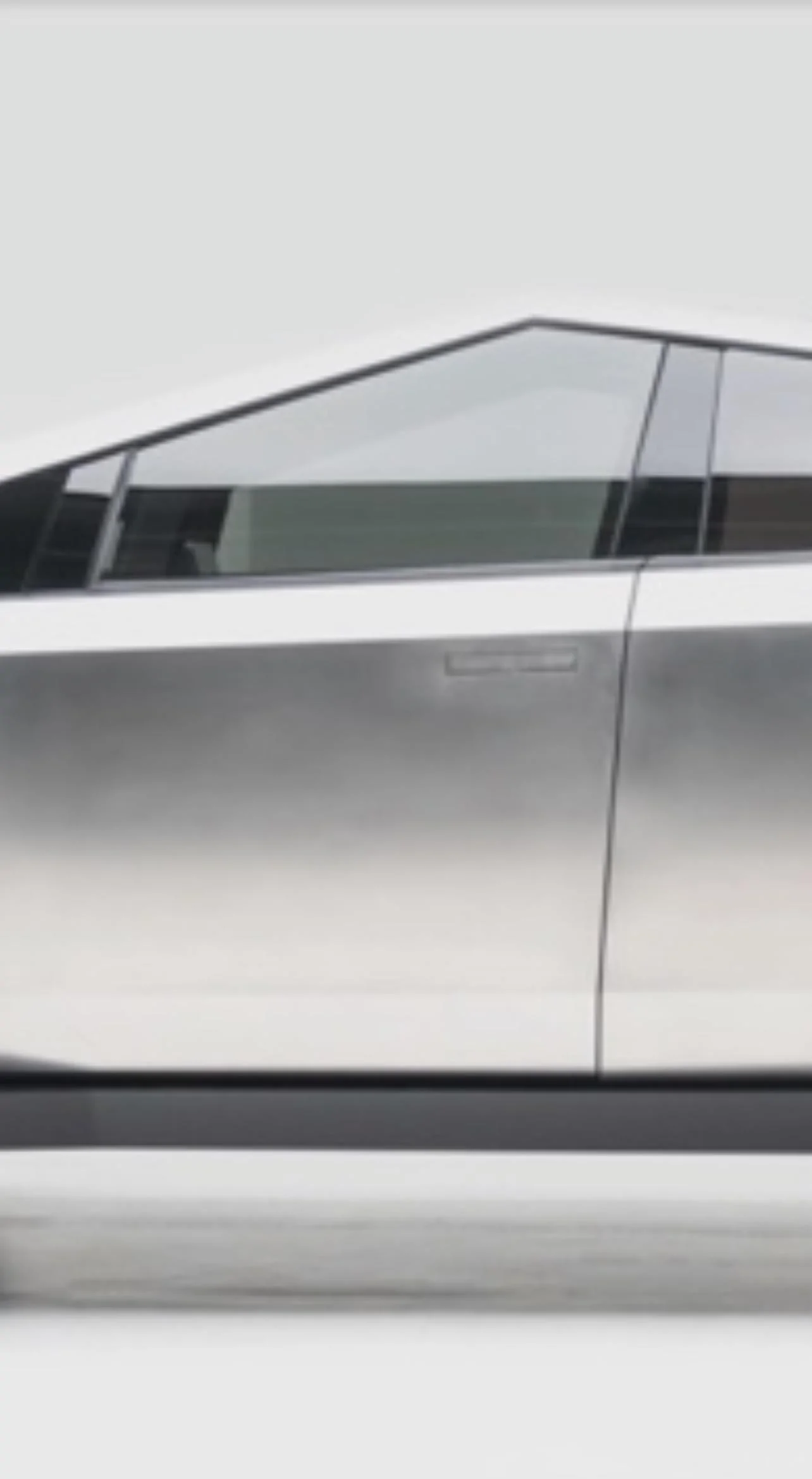 Tesla Cybertruck Slanted upper door panels 587E7D9C-F2CF-4A90-BBDB-6D1308D3E47C