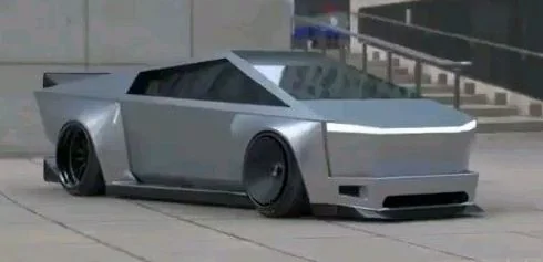 Tesla Cybertruck Lowering a cybertruck Captur