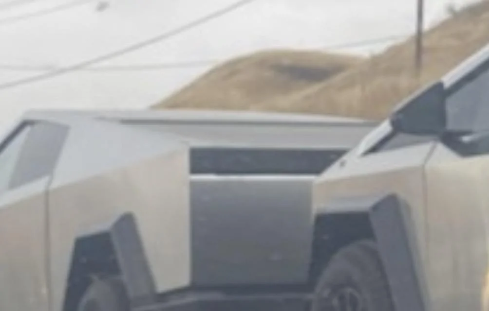 Tesla Cybertruck 2 CybertruckS (plural) Trailered Tow Through Stockton CA! Tesla Cybertruck vault closed