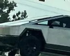 Tesla Cybertruck 2 CybertruckS (plural) Trailered Tow Through Stockton CA! 1687527068193