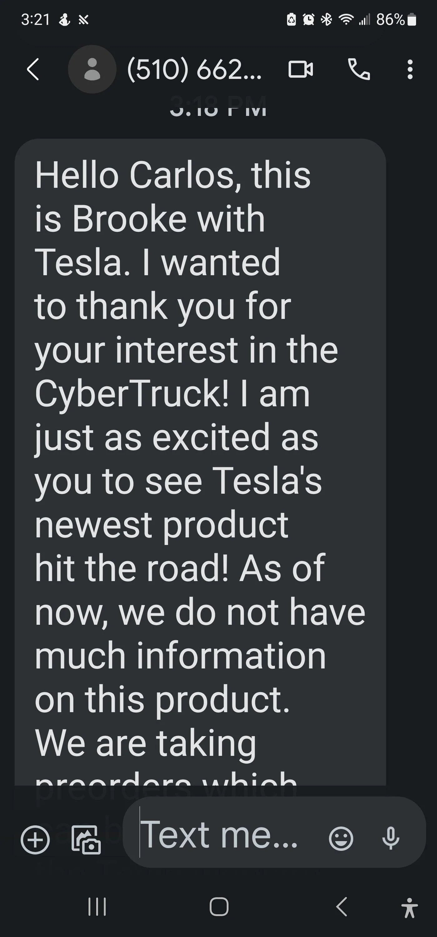 Tesla Cybertruck Cybertruck Production Has Seemingly BEGUN IN TEXAS!!! Photos & Video From Assembly Line Screenshot_20230623_152123_Messages