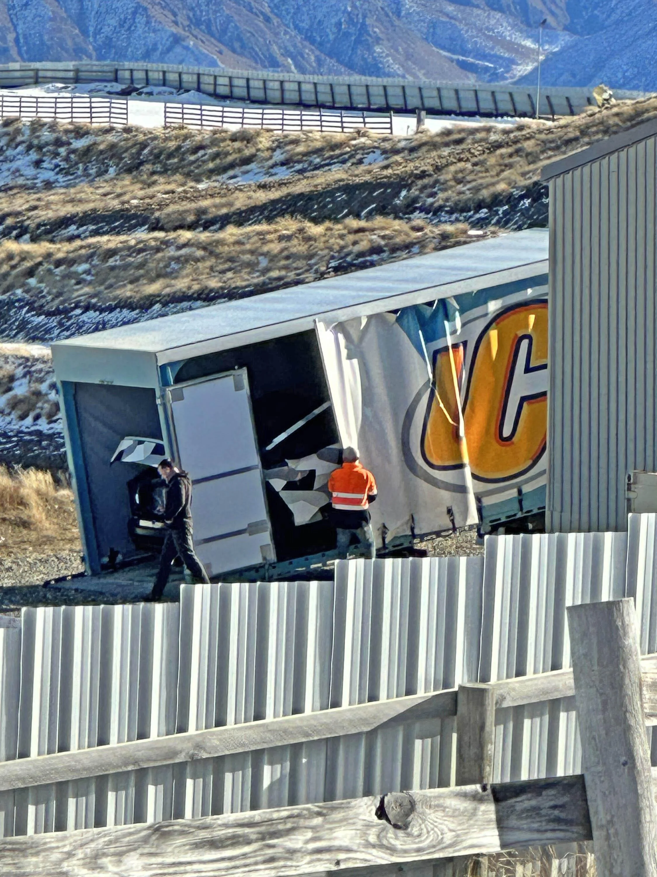 Tesla Cybertruck Spotted Cybertruck NZ Winter Testing! Frunk Open View! IMG_0558