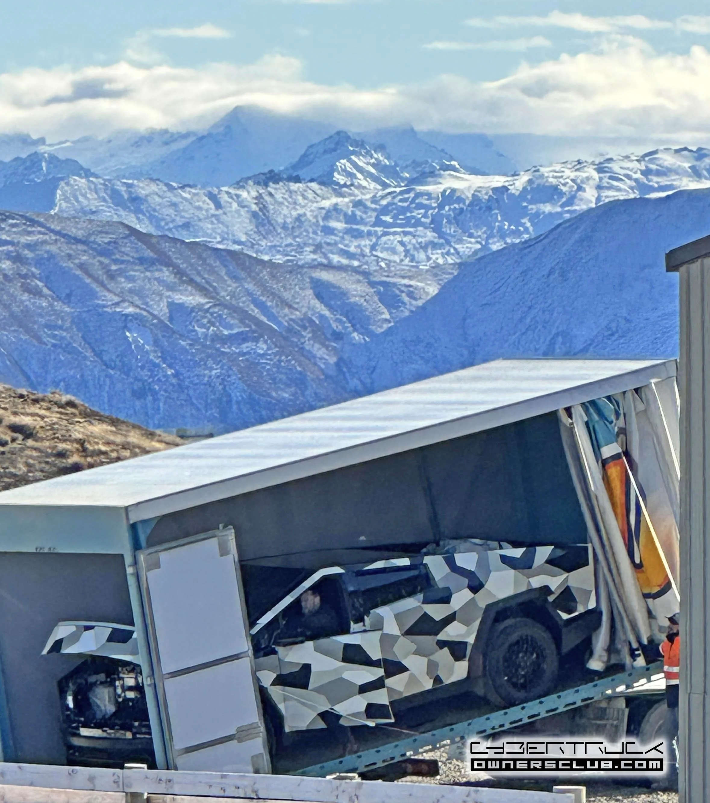 Tesla Cybertruck Spotted Cybertruck NZ Winter Testing! Frunk Open View! cybertruck-new-zealand-winter-testing-closeups-jpg