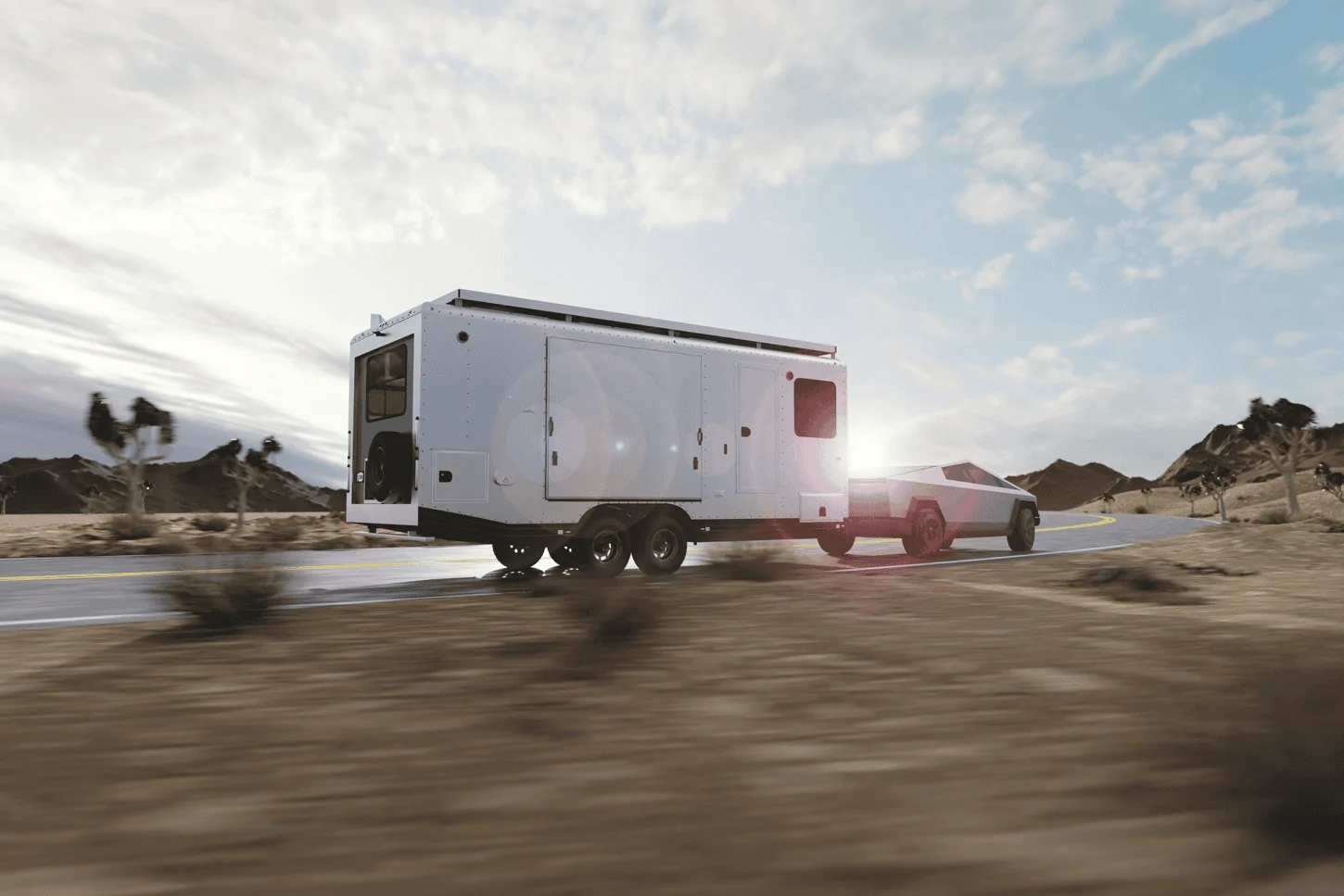 Tesla Cybertruck Living Vehicle RV, the perfect Cybertruck trailer 1687668927119