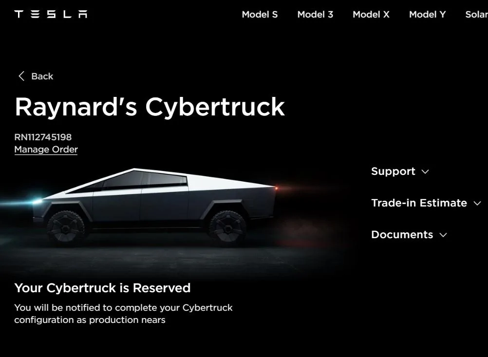 Tesla Cybertruck New updated Cybertruck order page! Screenshot 2023-06-25 114024