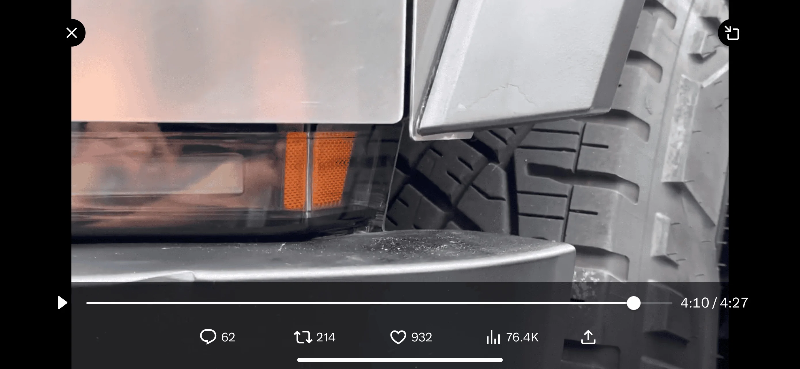 Tesla Cybertruck Franz breaks out Cybertruck for Cars And Coffee @ Petersen! Driving & closeup! Tonneau! 8ECBADE3-166F-488F-AA60-9B7DE878CD31