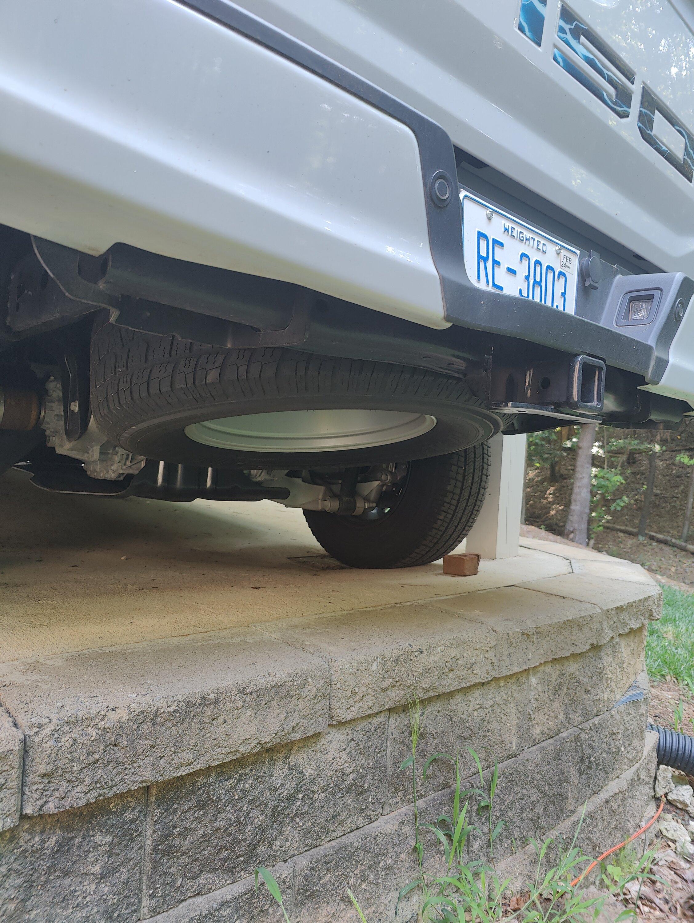 Tesla Cybertruck Cybertruck vault sub-trunk fully opened! + Tonneau cover and tailgate lowering in action! IMG20230628100501