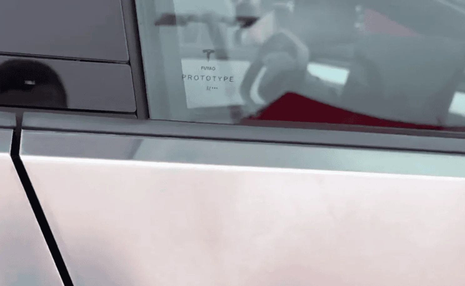Tesla Cybertruck Cybertruck Prototype Glass Window Manufacturers -- AGP vs FUYAO Screenshot (211)
