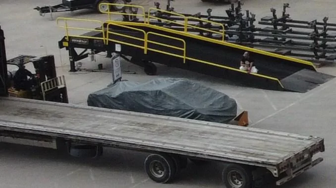 Tesla Cybertruck Cybertruck frame spotted leaving Giga Texas! [6/30/23] 📸 cybertruck-frame-scaled