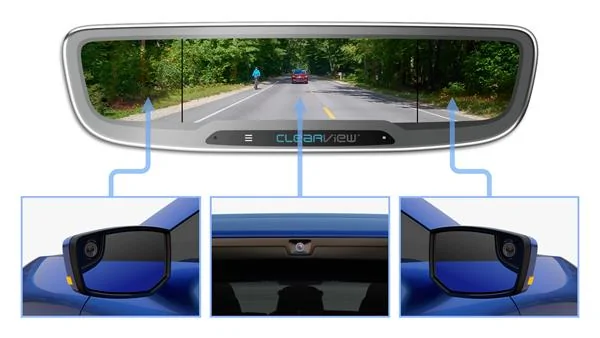Tesla Cybertruck Rear view mirror display screen confirmed in closeup photo? 3-capacitive-hybrid-suv