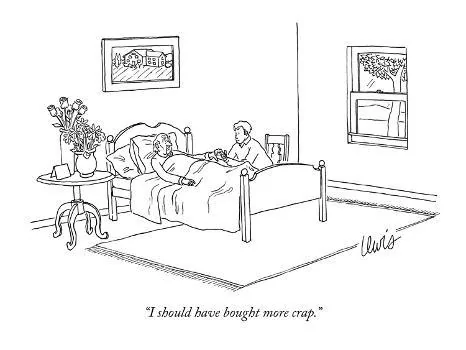 Tesla Cybertruck Self Sustaining System alternative to Living Vehicle ve-bought-more-crap-new-yorker-cartoon_u-l-pgqfsp0