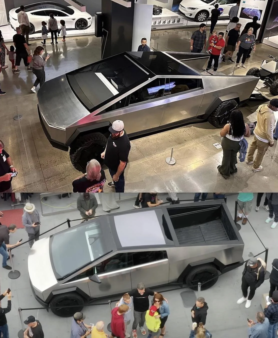 Tesla Cybertruck VID: Petersen INAUGURAL ELECTRIFIED CARS & COFFEE 1688848956550
