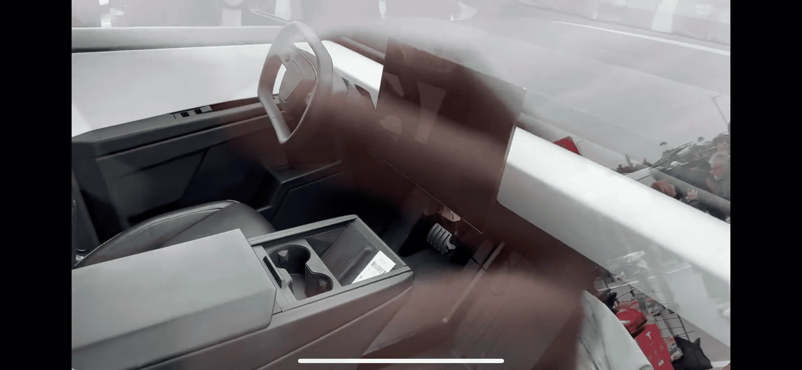 Tesla Cybertruck Most 80-81" wide ICE competitors have option for 3-seat front row ct center consol