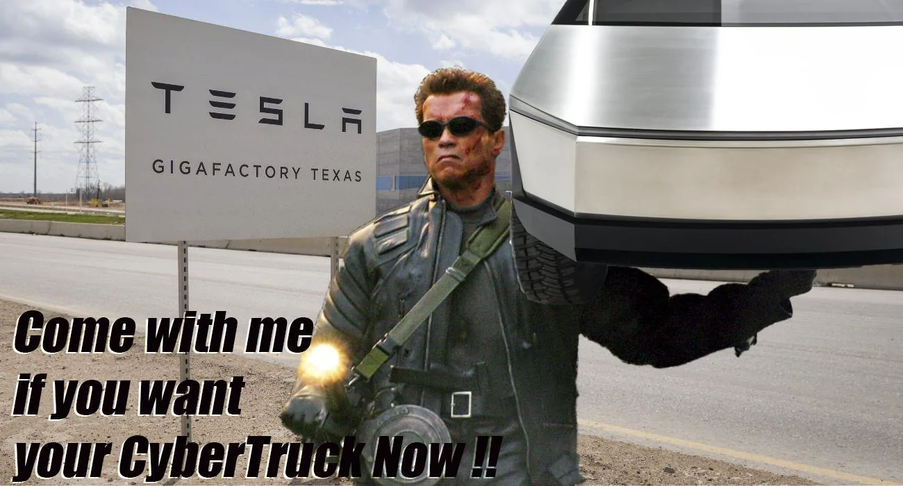 Tesla Cybertruck Cool new Cybertruck hat / cap (by New Era) being given out at Tesla service centers Terminator with cybertruck no