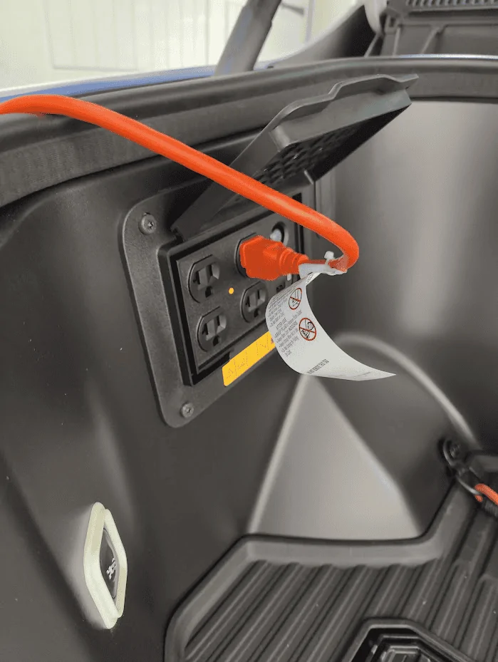 Tesla Cybertruck Cybertruck V2V Bidirectional Charging Confirmed in new Tesla service center coloring books? 1689368700796