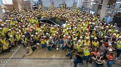 Tesla Cybertruck Side mirror and wipers revision suggestions first production tesla cybertruck built at giga texas copy