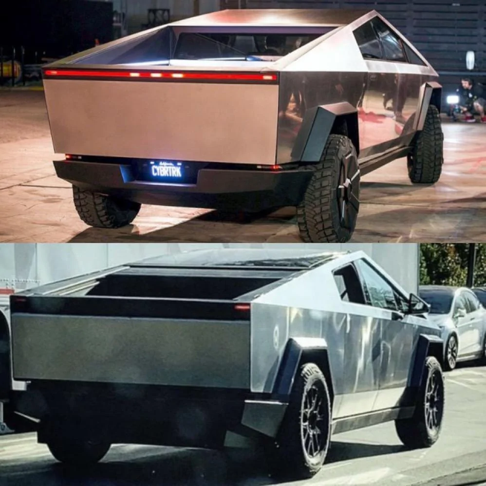 Tesla Cybertruck Side-by-side comparison of prototypes shows how Tesla botched the production redesign process F7D2F92F-3341-4605-A961-32BAF81B86D4