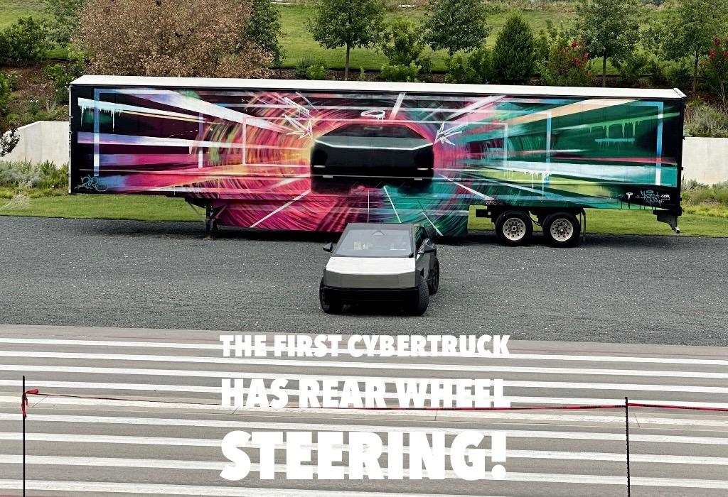 Tesla Cybertruck Tesla: "First Cybertruck Built at Giga Texas! 🤠" IMG_5373