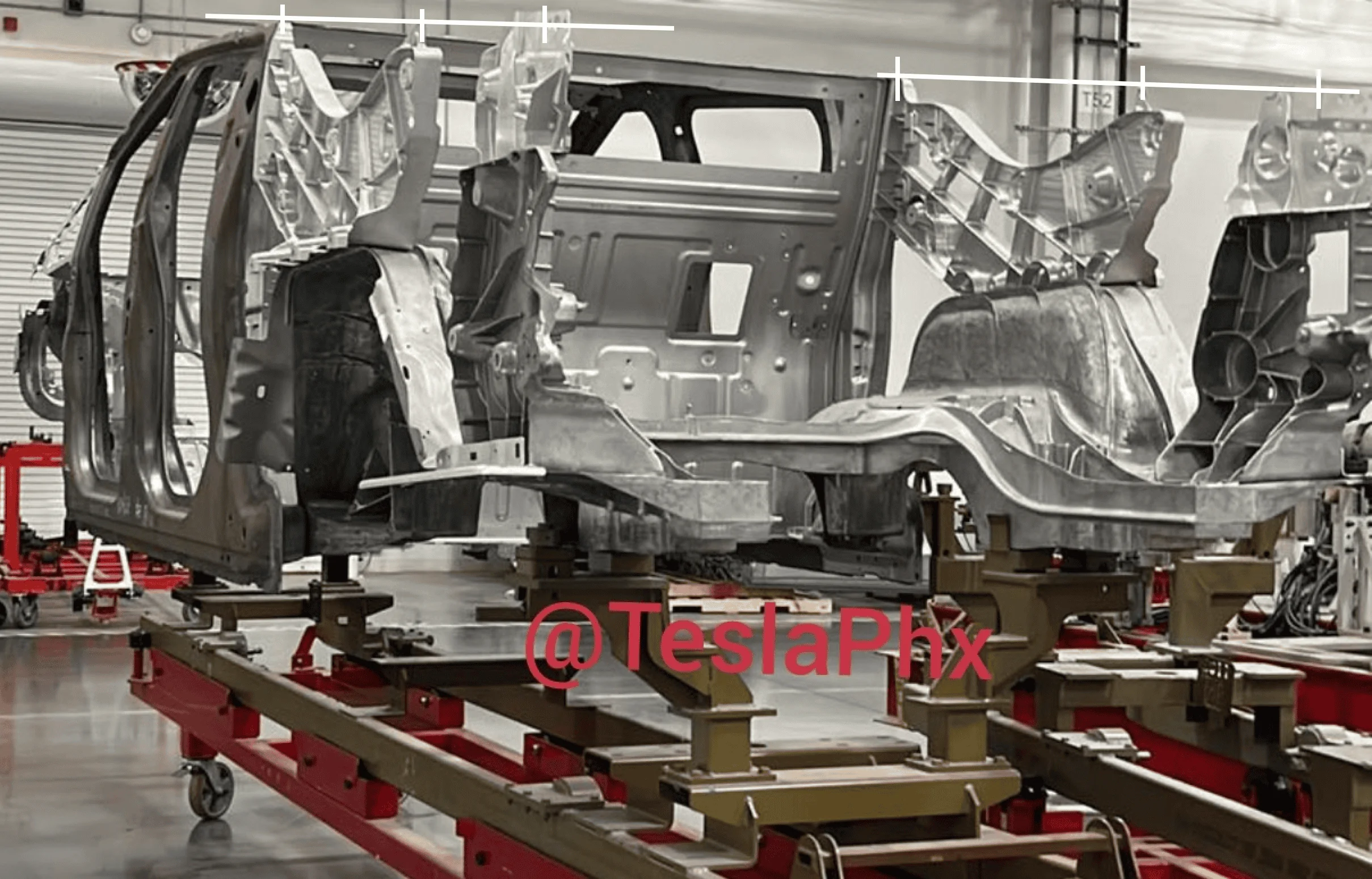 Tesla Cybertruck New Naked Cybertruck BIW Pics + Analysis! Screenshot 2023-07-17 at 11.29.55 AM