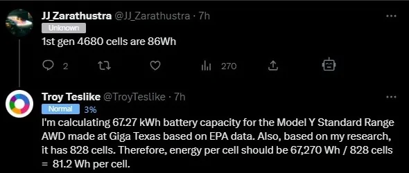 Tesla Cybertruck Cybertruck Range Prediction + Cell Calculation + More [Sources] KGnBOka