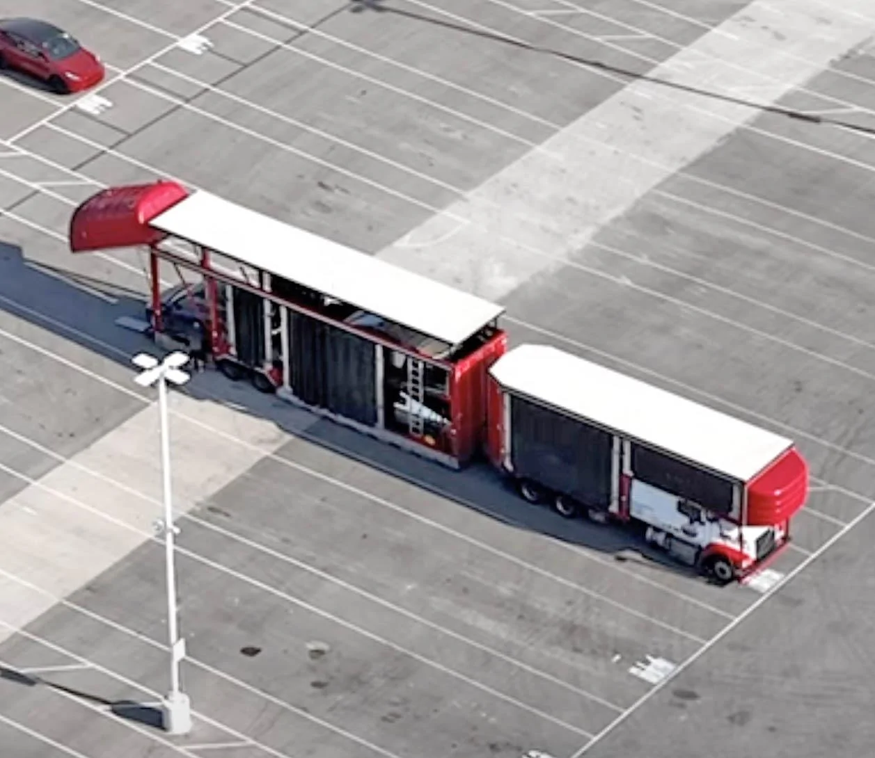 Tesla Cybertruck 2 Cybertrucks Leaving GFTX On Special Enclosed Carrier! cybertruck transport