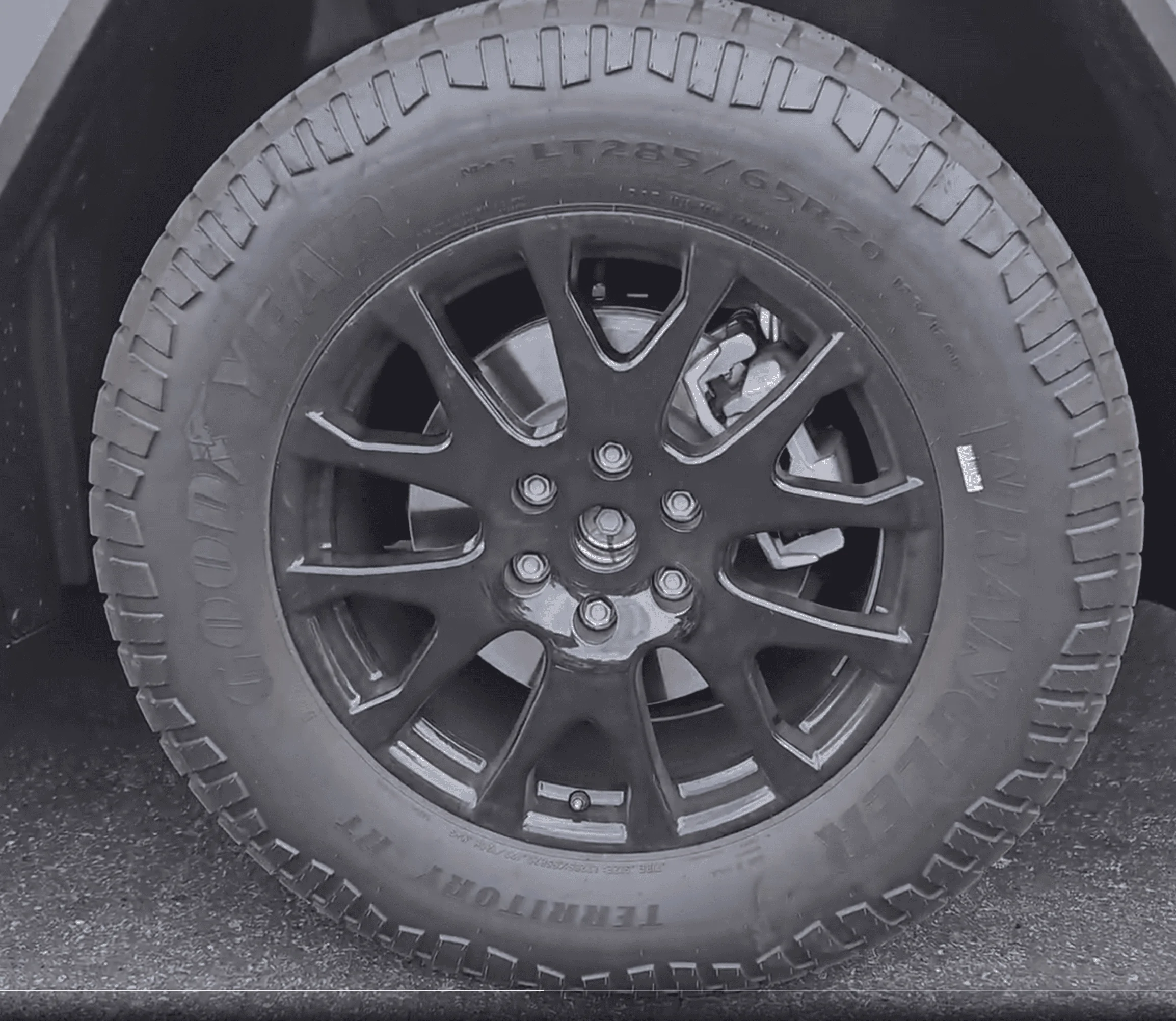 Tesla Cybertruck HD Walkaround Video of Camo Beta Cybertruck! 1690180491089