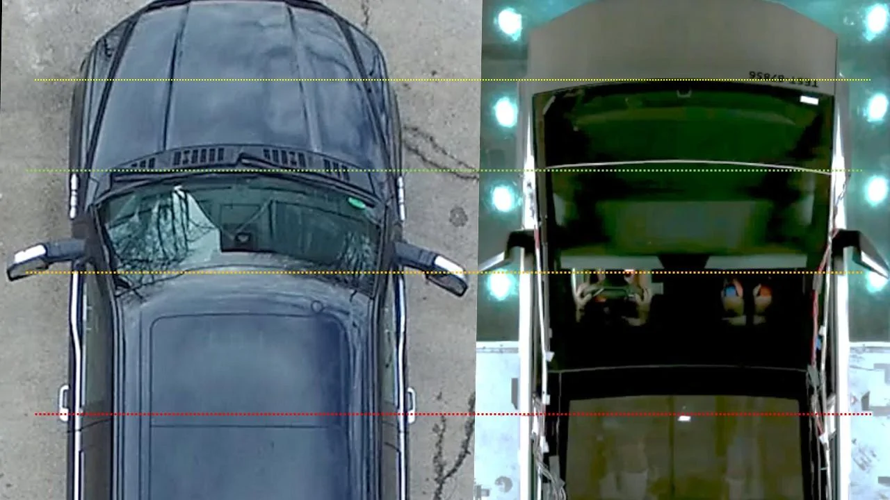 Tesla Cybertruck Cybertruck wrapped like an ICE F-150 🧐 Frunk Open Look (No Tub Installed) CT Proportions Overhead