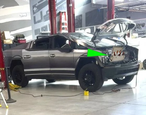 Tesla Cybertruck Cybertruck wrapped like an ICE F-150 🧐 Frunk Open Look (No Tub Installed) sm ice chest