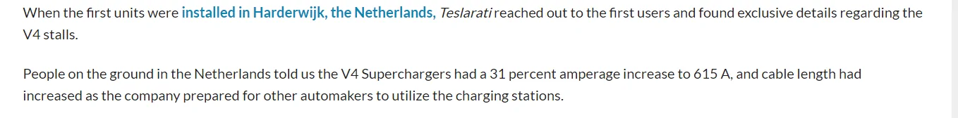 Tesla Cybertruck V4 Superchargers Rated at 615 kW — Cybertruck will be fastest charging EV on the road. 1690402733659