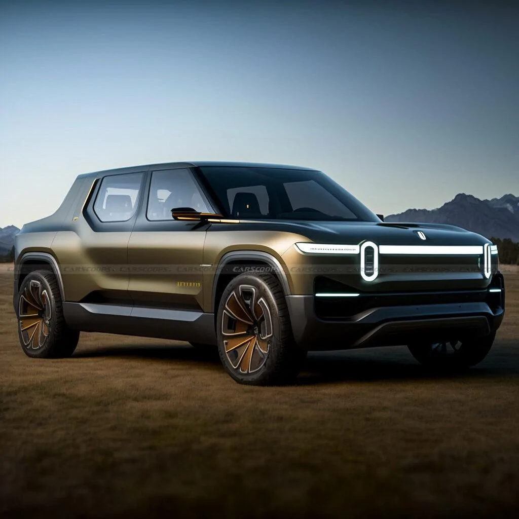 Tesla Cybertruck New Body-in-White pic shows front wheel well, front quarter window + more 2026-Rivian-R2S-R2T-4-Carscoops-18-1024x1024