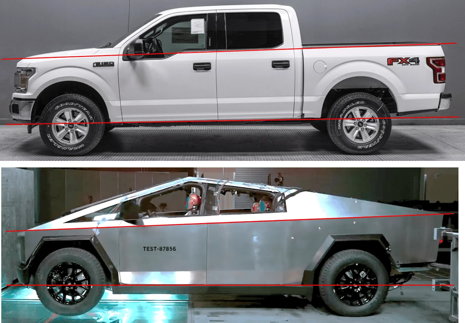 Tesla Cybertruck So the Cybertruck fits in a garage (at under 19ft long)... But was the size reduction worth it for you? 1690475038118