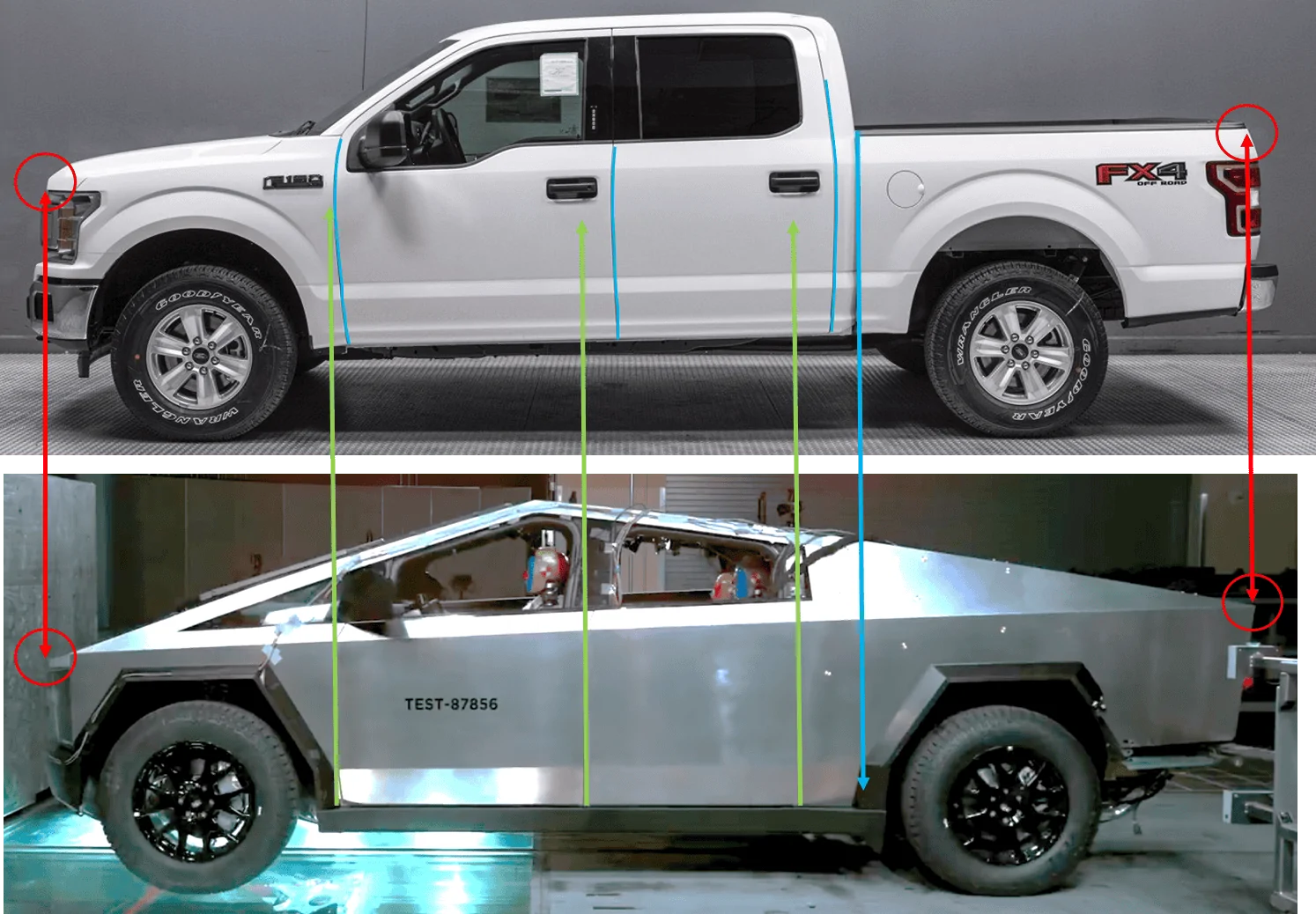 Tesla Cybertruck So the Cybertruck fits in a garage (at under 19ft long)... But was the size reduction worth it for you? 1690475331355