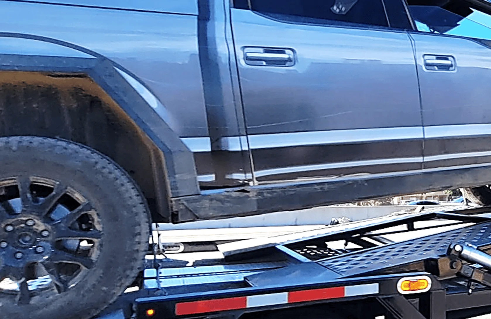Tesla Cybertruck Cyber F-150 Truck Riding on High Suspension Height! 1690490087739