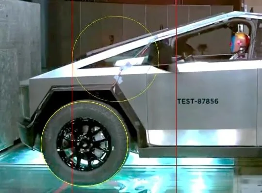 Tesla Cybertruck Leaked interior Cybertruck photo! CT Dash Depth Approximation