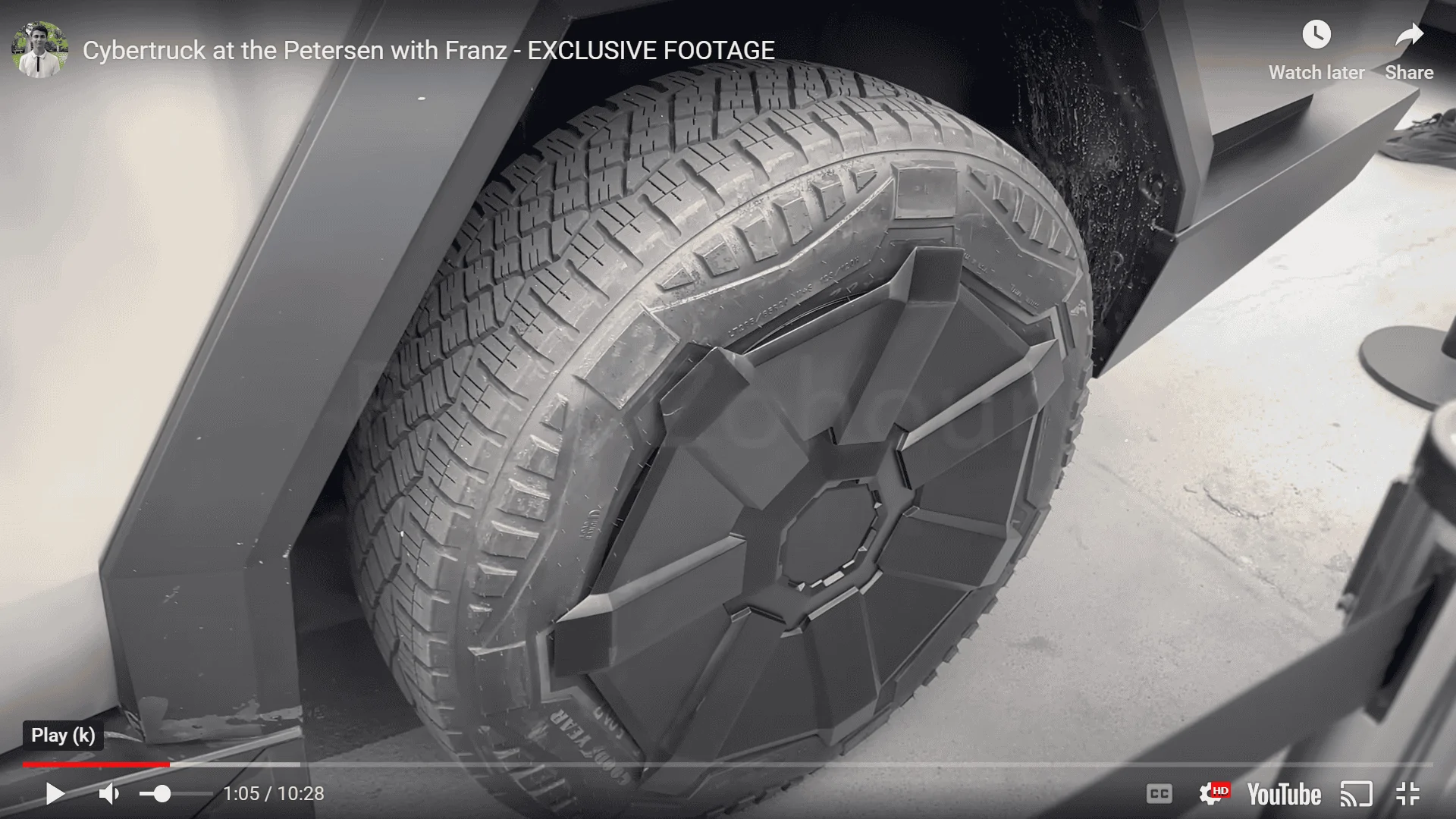 Tesla Cybertruck Release Candidate Cybertruck 4K Walkaround Video @ Giga Texas Screenshot (232)