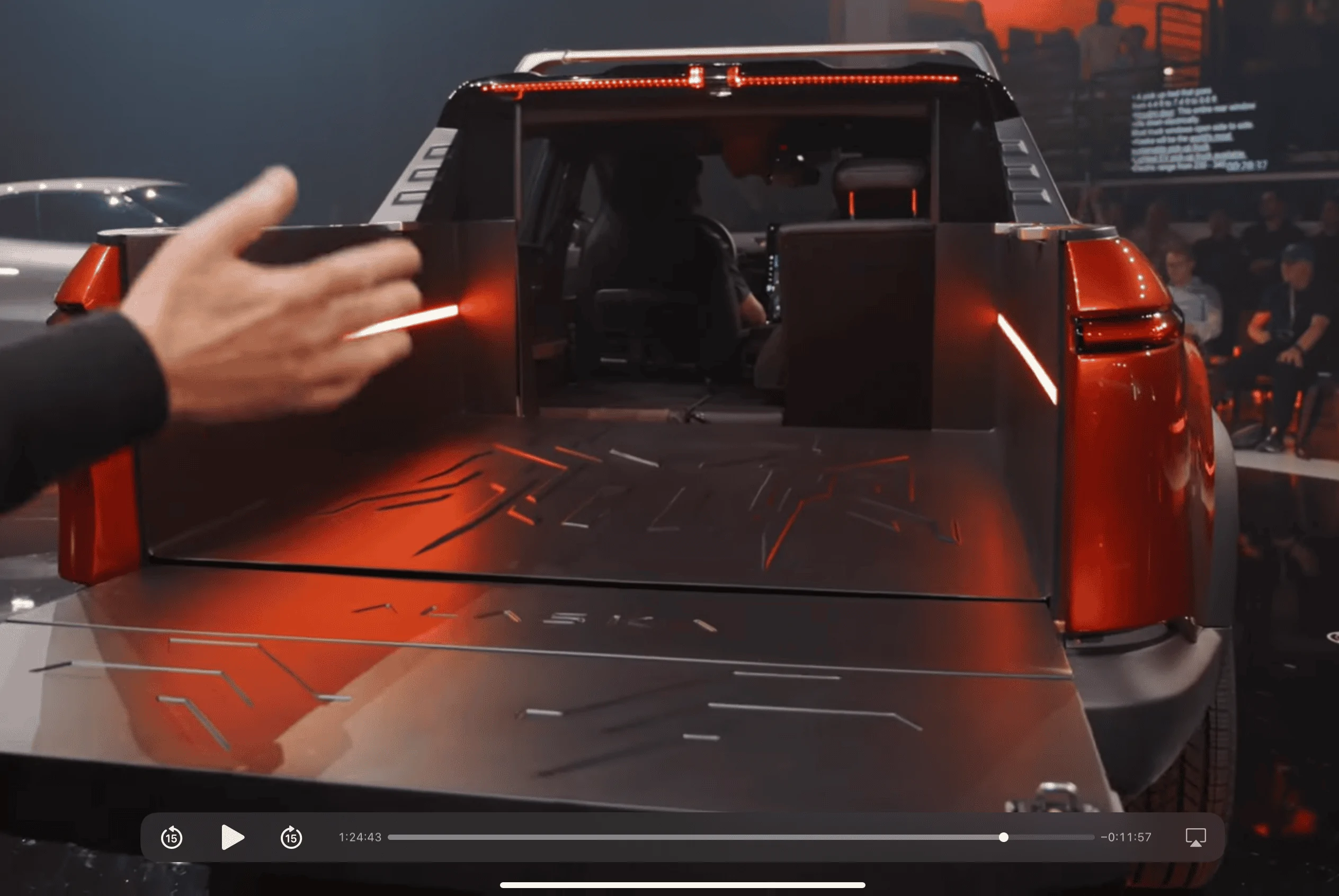 Tesla Cybertruck Fisker Alaska EV truck unveil 1691126031792