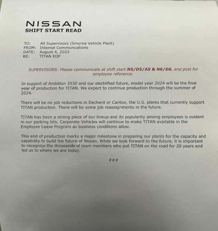 Tesla Cybertruck Nissan TITAN to be discontinued 750D5343-5FA5-4D7C-A448-E68F94088799