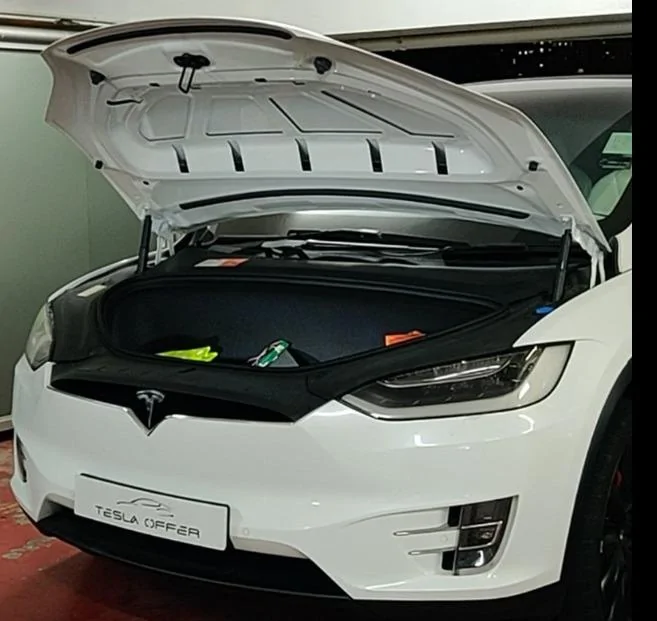 Tesla Cybertruck New leaked video! Many Cybertrucks production completed w/ new wheel design + finished frunks! E2VF38v